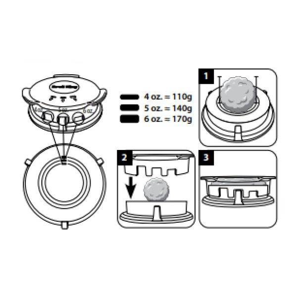 Broil King - Deluxe Burger Press