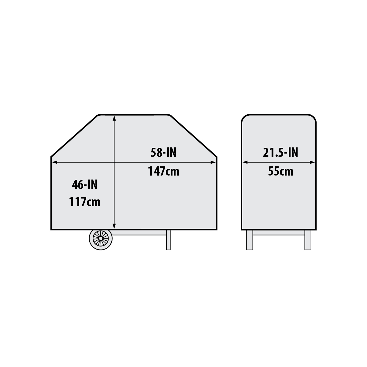58" Select Grill Cover
