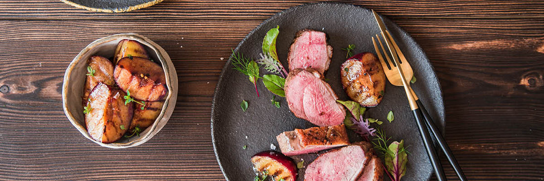 Grillat ankbröst med krispigt skinn