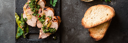 Grillad fläskfilé med chimichurri