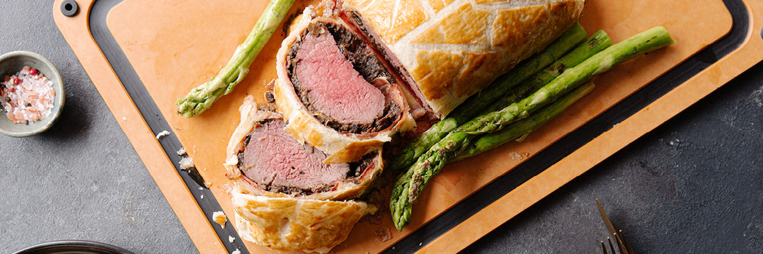 Beef Wellington med sparris