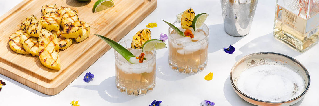 Margarita med grillad ananas