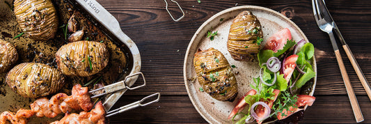 Grillad hasselbackspotatis