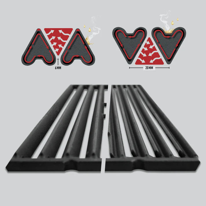 Baron™ | Crown™ Cast Iron Cooking Grids