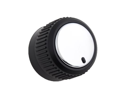 CONTROL KNOB BLK LRG +