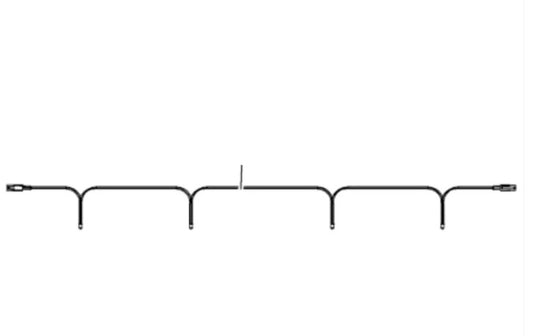LED WIRE HARNESS 4 BULB