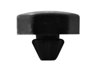 LID BUMPER HEX-BLK AB